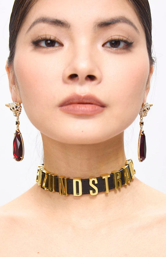 Jita Leopard Head Shape Diamond Vintage Earrings